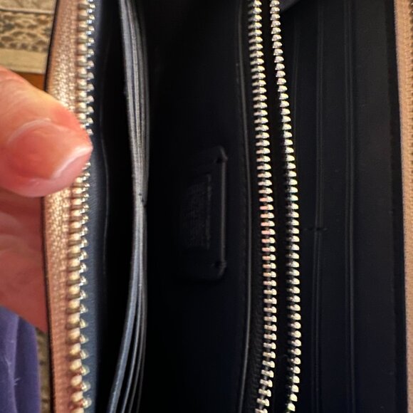 Disney X Coach Accordion Zip Wallet With Cinderella Flying Birds Print C2893 - Picture 2 of 4